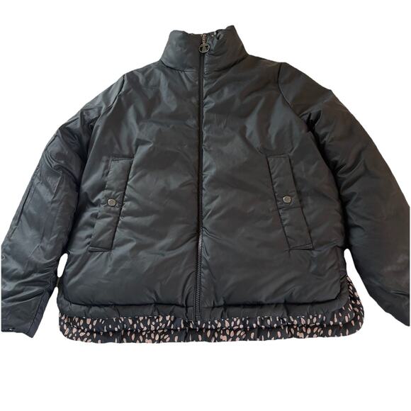 Barbour Women's Marin Reversible Quilted Puffer Jacket in Size US 4 Oversized - Picture 6 of 16